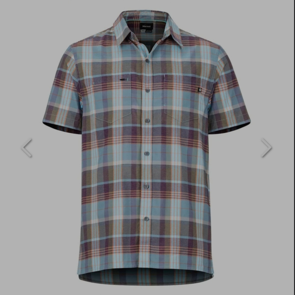 Marmot Innesdale Short Sleeve Shirt Like New Size Medium